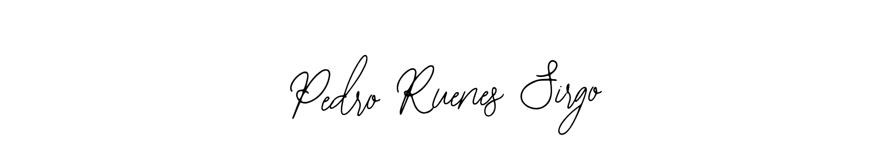 if you are searching for the best signature style for your name Pedro Ruenes Sirgo. so please give up your signature search. here we have designed multiple signature styles  using Bearetta-2O07w. Pedro Ruenes Sirgo signature style 12 images and pictures png
