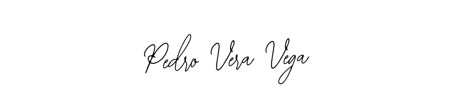 Use a signature maker to create a handwritten signature online. With this signature software, you can design (Bearetta-2O07w) your own signature for name Pedro Vera Vega. Pedro Vera Vega signature style 12 images and pictures png