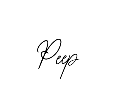 Use a signature maker to create a handwritten signature online. With this signature software, you can design (Bearetta-2O07w) your own signature for name Peep. Peep signature style 12 images and pictures png