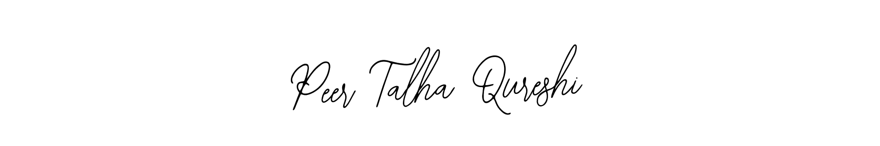 Design your own signature with our free online signature maker. With this signature software, you can create a handwritten (Bearetta-2O07w) signature for name Peer Talha Qureshi. Peer Talha Qureshi signature style 12 images and pictures png