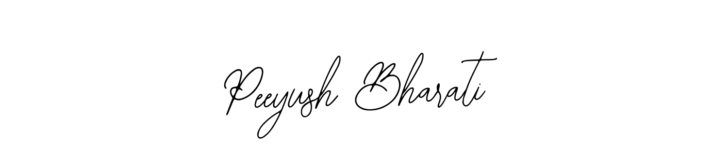 if you are searching for the best signature style for your name Peeyush Bharati. so please give up your signature search. here we have designed multiple signature styles  using Bearetta-2O07w. Peeyush Bharati signature style 12 images and pictures png