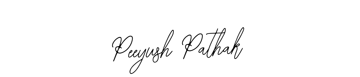 Create a beautiful signature design for name Peeyush Pathak. With this signature (Bearetta-2O07w) fonts, you can make a handwritten signature for free. Peeyush Pathak signature style 12 images and pictures png