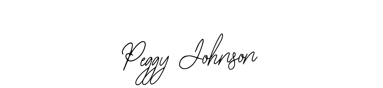 Make a beautiful signature design for name Peggy Johnson. Use this online signature maker to create a handwritten signature for free. Peggy Johnson signature style 12 images and pictures png