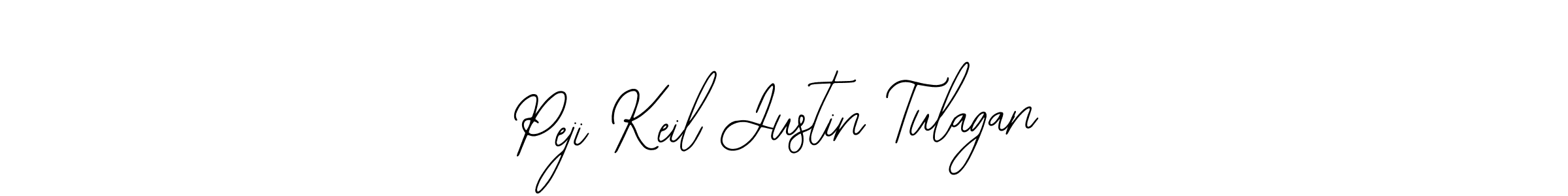 It looks lik you need a new signature style for name Peji Keil Justin Tulagan. Design unique handwritten (Bearetta-2O07w) signature with our free signature maker in just a few clicks. Peji Keil Justin Tulagan signature style 12 images and pictures png