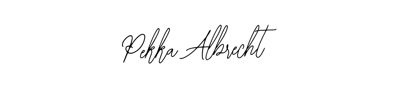 Make a beautiful signature design for name Pekka Albrecht. With this signature (Bearetta-2O07w) style, you can create a handwritten signature for free. Pekka Albrecht signature style 12 images and pictures png