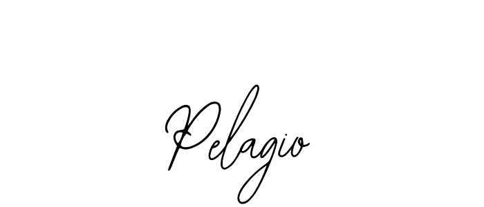 Use a signature maker to create a handwritten signature online. With this signature software, you can design (Bearetta-2O07w) your own signature for name Pelagio. Pelagio signature style 12 images and pictures png