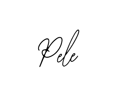 You should practise on your own different ways (Bearetta-2O07w) to write your name (Pele) in signature. don't let someone else do it for you. Pele signature style 12 images and pictures png