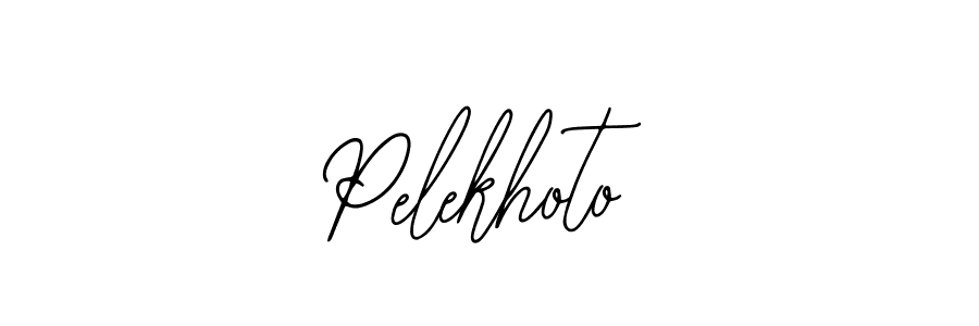Use a signature maker to create a handwritten signature online. With this signature software, you can design (Bearetta-2O07w) your own signature for name Pelekhoto. Pelekhoto signature style 12 images and pictures png