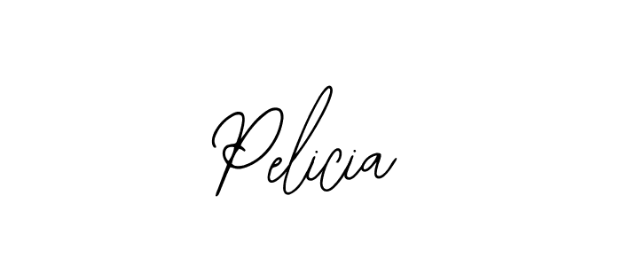 You should practise on your own different ways (Bearetta-2O07w) to write your name (Pelicia) in signature. don't let someone else do it for you. Pelicia signature style 12 images and pictures png