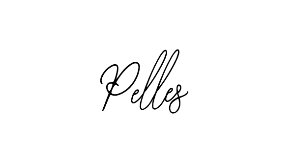 You should practise on your own different ways (Bearetta-2O07w) to write your name (Pelles) in signature. don't let someone else do it for you. Pelles signature style 12 images and pictures png