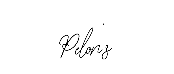 Create a beautiful signature design for name Pelon`s. With this signature (Bearetta-2O07w) fonts, you can make a handwritten signature for free. Pelon`s signature style 12 images and pictures png