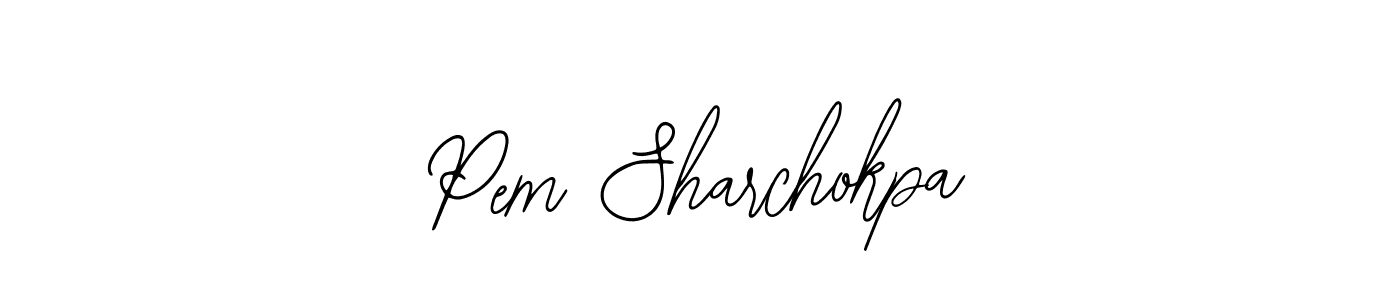 This is the best signature style for the Pem Sharchokpa name. Also you like these signature font (Bearetta-2O07w). Mix name signature. Pem Sharchokpa signature style 12 images and pictures png