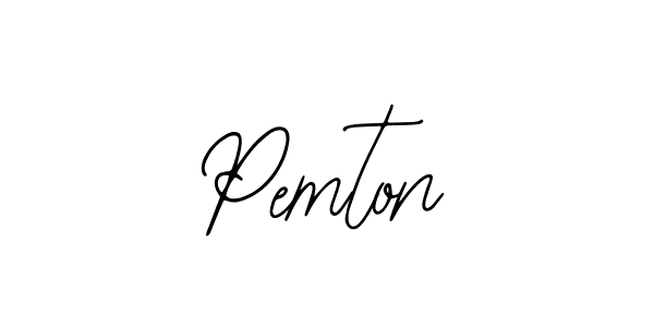 The best way (Bearetta-2O07w) to make a short signature is to pick only two or three words in your name. The name Pemton include a total of six letters. For converting this name. Pemton signature style 12 images and pictures png
