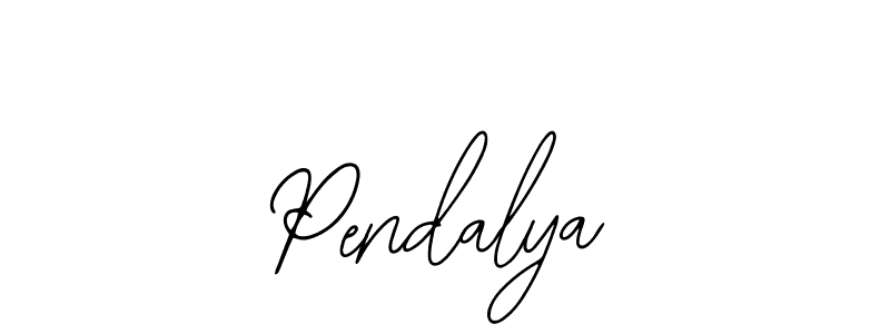 How to Draw Pendalya signature style? Bearetta-2O07w is a latest design signature styles for name Pendalya. Pendalya signature style 12 images and pictures png