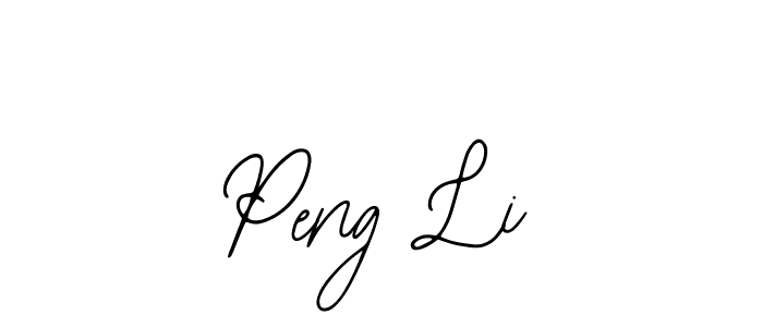 The best way (Bearetta-2O07w) to make a short signature is to pick only two or three words in your name. The name Peng Li include a total of six letters. For converting this name. Peng Li signature style 12 images and pictures png