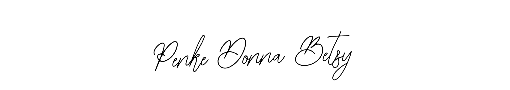 You should practise on your own different ways (Bearetta-2O07w) to write your name (Penke Donna Betsy) in signature. don't let someone else do it for you. Penke Donna Betsy signature style 12 images and pictures png