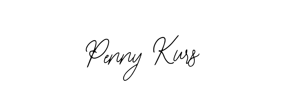 How to make Penny Kurs name signature. Use Bearetta-2O07w style for creating short signs online. This is the latest handwritten sign. Penny Kurs signature style 12 images and pictures png