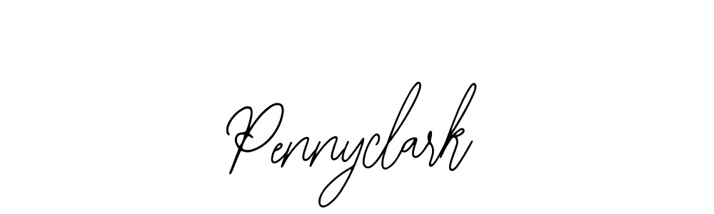 How to make Pennyclark name signature. Use Bearetta-2O07w style for creating short signs online. This is the latest handwritten sign. Pennyclark signature style 12 images and pictures png