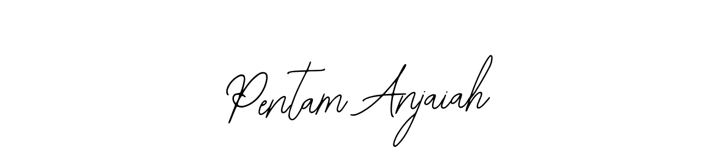 How to make Pentam Anjaiah signature? Bearetta-2O07w is a professional autograph style. Create handwritten signature for Pentam Anjaiah name. Pentam Anjaiah signature style 12 images and pictures png