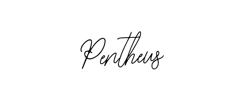 Design your own signature with our free online signature maker. With this signature software, you can create a handwritten (Bearetta-2O07w) signature for name Pentheus. Pentheus signature style 12 images and pictures png