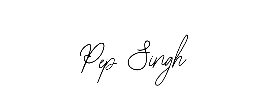 Use a signature maker to create a handwritten signature online. With this signature software, you can design (Bearetta-2O07w) your own signature for name Pep Singh. Pep Singh signature style 12 images and pictures png