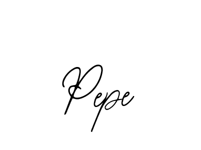 Similarly Bearetta-2O07w is the best handwritten signature design. Signature creator online .You can use it as an online autograph creator for name Pepe. Pepe signature style 12 images and pictures png