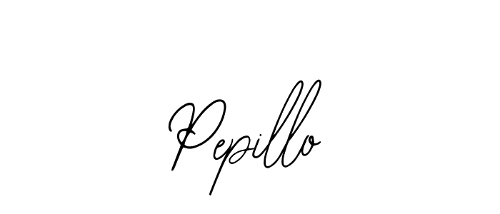 You should practise on your own different ways (Bearetta-2O07w) to write your name (Pepillo) in signature. don't let someone else do it for you. Pepillo signature style 12 images and pictures png