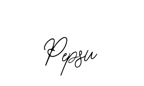 Make a beautiful signature design for name Pepsu. With this signature (Bearetta-2O07w) style, you can create a handwritten signature for free. Pepsu signature style 12 images and pictures png