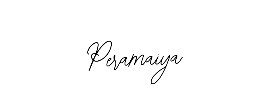 Also we have Peramaiya name is the best signature style. Create professional handwritten signature collection using Bearetta-2O07w autograph style. Peramaiya signature style 12 images and pictures png