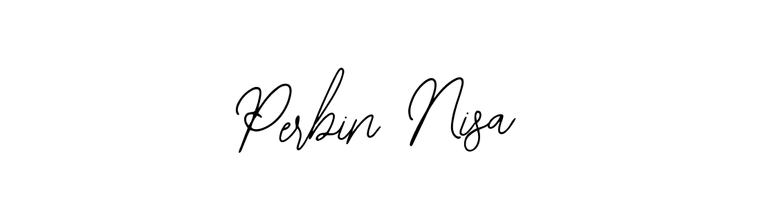How to make Perbin Nisa signature? Bearetta-2O07w is a professional autograph style. Create handwritten signature for Perbin Nisa name. Perbin Nisa signature style 12 images and pictures png