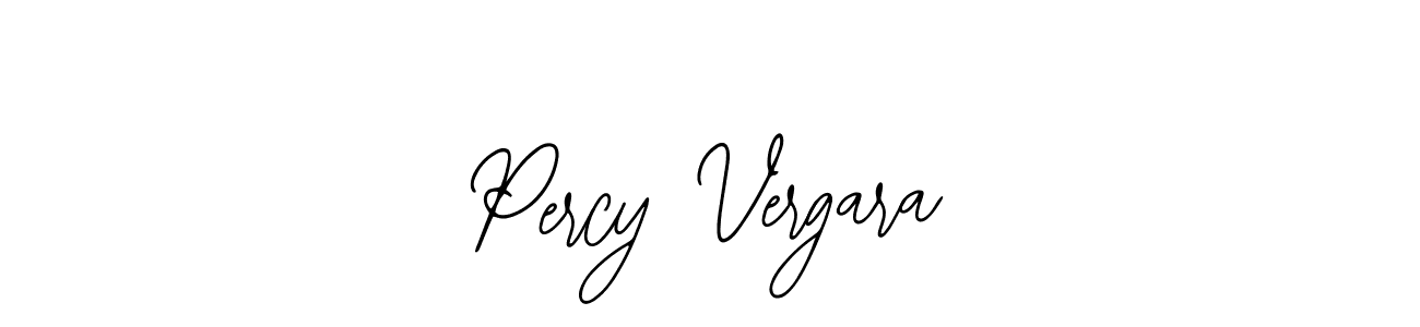How to make Percy Vergara name signature. Use Bearetta-2O07w style for creating short signs online. This is the latest handwritten sign. Percy Vergara signature style 12 images and pictures png