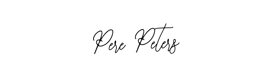 Design your own signature with our free online signature maker. With this signature software, you can create a handwritten (Bearetta-2O07w) signature for name Pere Peters. Pere Peters signature style 12 images and pictures png