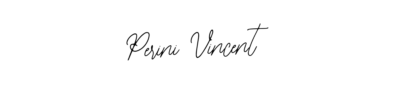 Use a signature maker to create a handwritten signature online. With this signature software, you can design (Bearetta-2O07w) your own signature for name Perini Vincent. Perini Vincent signature style 12 images and pictures png