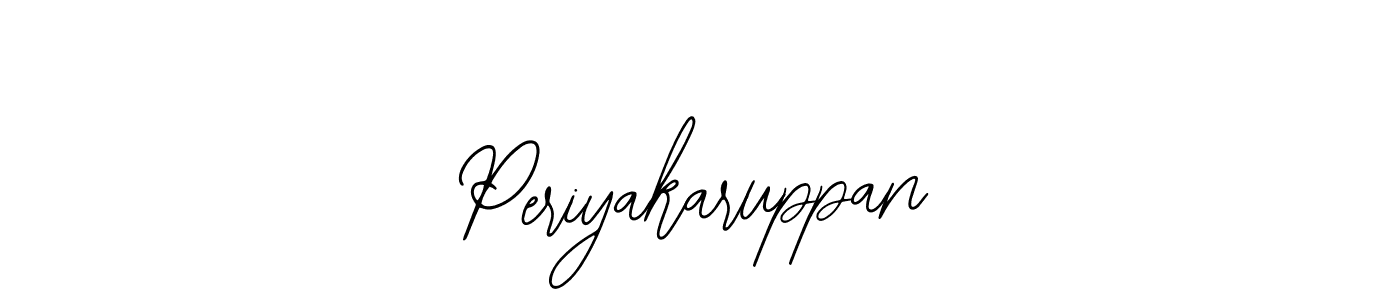 Use a signature maker to create a handwritten signature online. With this signature software, you can design (Bearetta-2O07w) your own signature for name Periyakaruppan. Periyakaruppan signature style 12 images and pictures png