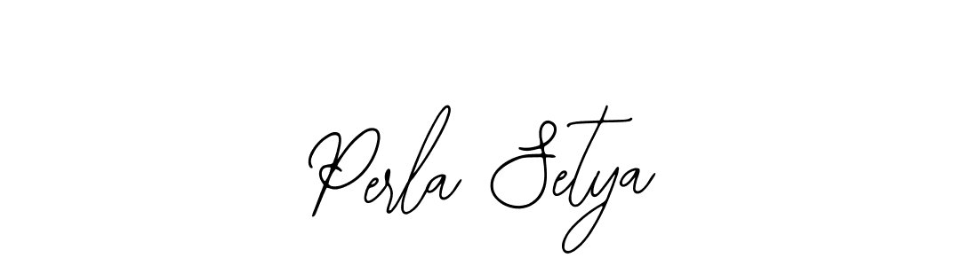 This is the best signature style for the Perla Setya name. Also you like these signature font (Bearetta-2O07w). Mix name signature. Perla Setya signature style 12 images and pictures png