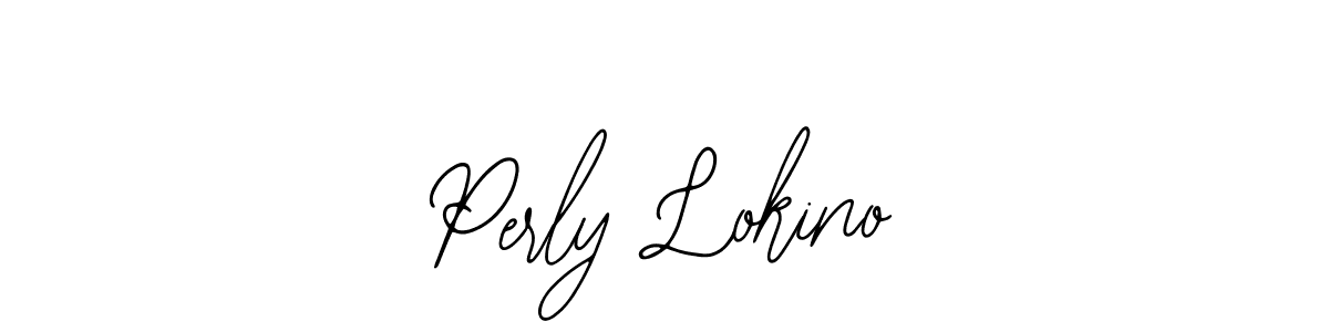 How to make Perly Lokino signature? Bearetta-2O07w is a professional autograph style. Create handwritten signature for Perly Lokino name. Perly Lokino signature style 12 images and pictures png