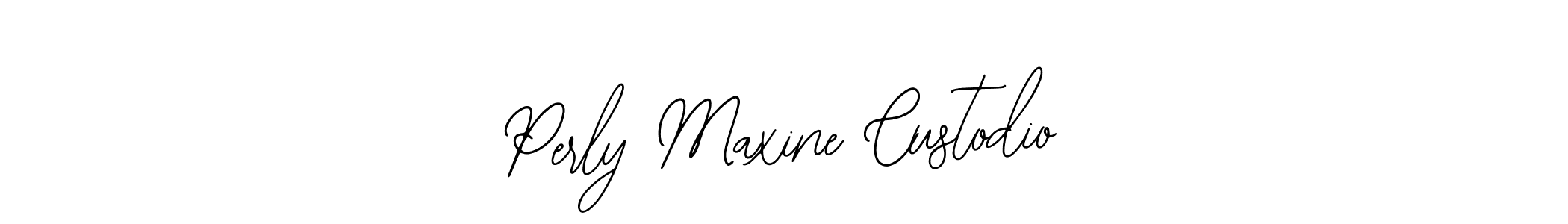 Design your own signature with our free online signature maker. With this signature software, you can create a handwritten (Bearetta-2O07w) signature for name Perly Maxine Custodio. Perly Maxine Custodio signature style 12 images and pictures png