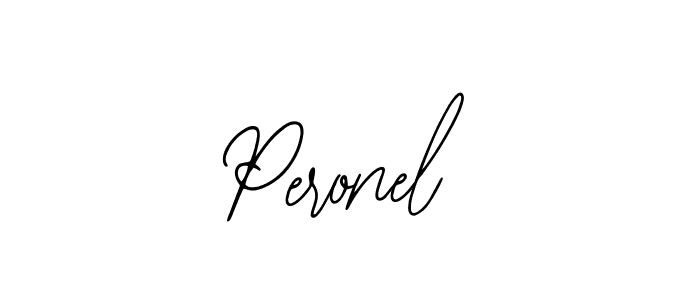 Use a signature maker to create a handwritten signature online. With this signature software, you can design (Bearetta-2O07w) your own signature for name Peronel. Peronel signature style 12 images and pictures png