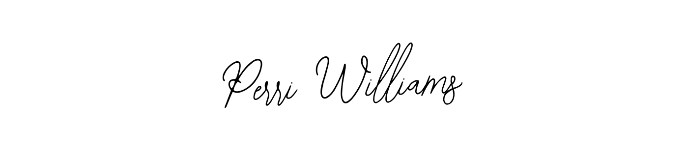 Make a beautiful signature design for name Perri Williams. With this signature (Bearetta-2O07w) style, you can create a handwritten signature for free. Perri Williams signature style 12 images and pictures png