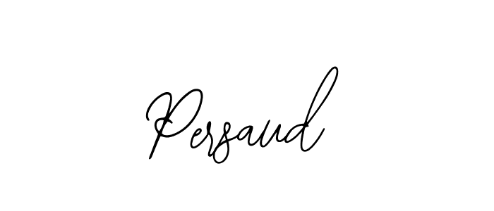 Use a signature maker to create a handwritten signature online. With this signature software, you can design (Bearetta-2O07w) your own signature for name Persaud. Persaud signature style 12 images and pictures png
