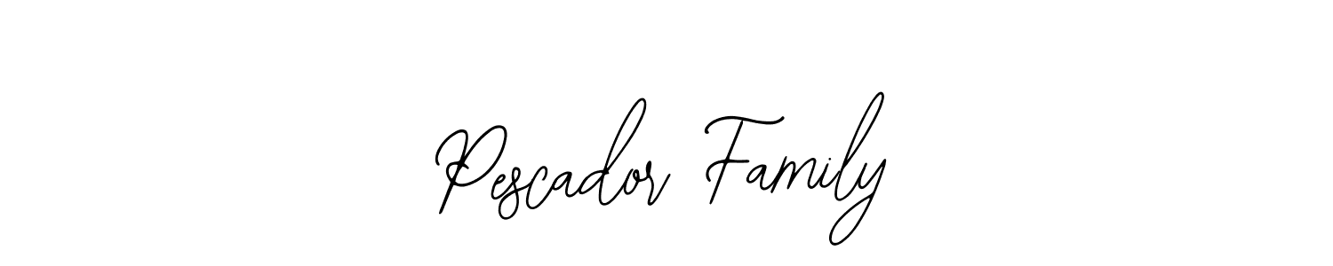 See photos of Pescador Family official signature by Spectra . Check more albums & portfolios. Read reviews & check more about Bearetta-2O07w font. Pescador Family signature style 12 images and pictures png