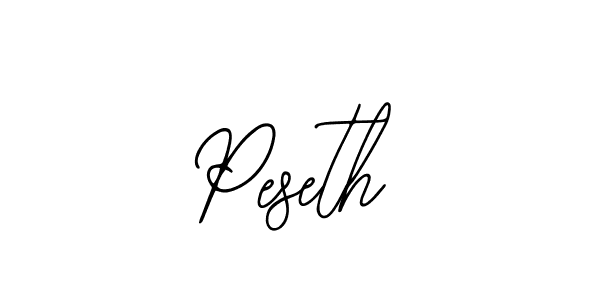 Design your own signature with our free online signature maker. With this signature software, you can create a handwritten (Bearetta-2O07w) signature for name Peseth. Peseth signature style 12 images and pictures png