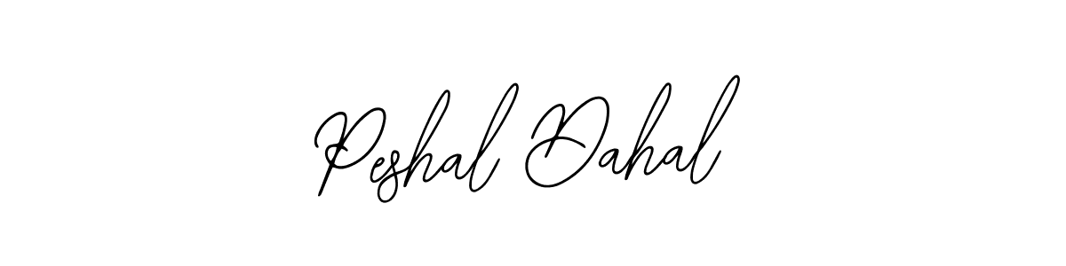 It looks lik you need a new signature style for name Peshal Dahal. Design unique handwritten (Bearetta-2O07w) signature with our free signature maker in just a few clicks. Peshal Dahal signature style 12 images and pictures png