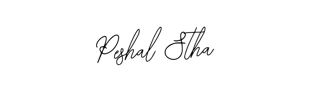 Design your own signature with our free online signature maker. With this signature software, you can create a handwritten (Bearetta-2O07w) signature for name Peshal Stha. Peshal Stha signature style 12 images and pictures png