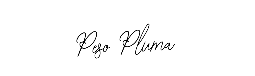 Design your own signature with our free online signature maker. With this signature software, you can create a handwritten (Bearetta-2O07w) signature for name Peso Pluma. Peso Pluma signature style 12 images and pictures png