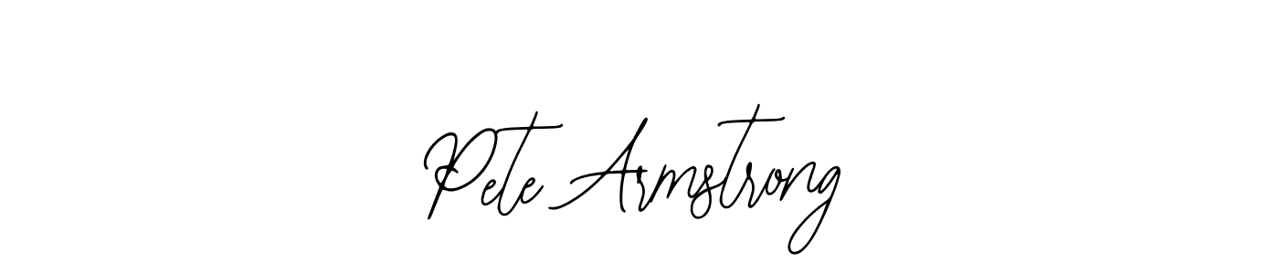 You should practise on your own different ways (Bearetta-2O07w) to write your name (Pete Armstrong) in signature. don't let someone else do it for you. Pete Armstrong signature style 12 images and pictures png