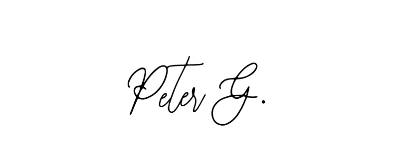 Make a beautiful signature design for name Peter G.. Use this online signature maker to create a handwritten signature for free. Peter G. signature style 12 images and pictures png