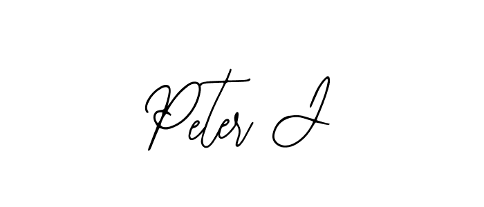 It looks lik you need a new signature style for name Peter J. Design unique handwritten (Bearetta-2O07w) signature with our free signature maker in just a few clicks. Peter J signature style 12 images and pictures png
