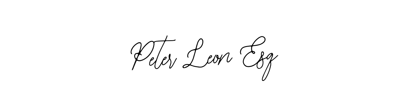 Also we have Peter Leon Esq name is the best signature style. Create professional handwritten signature collection using Bearetta-2O07w autograph style. Peter Leon Esq signature style 12 images and pictures png