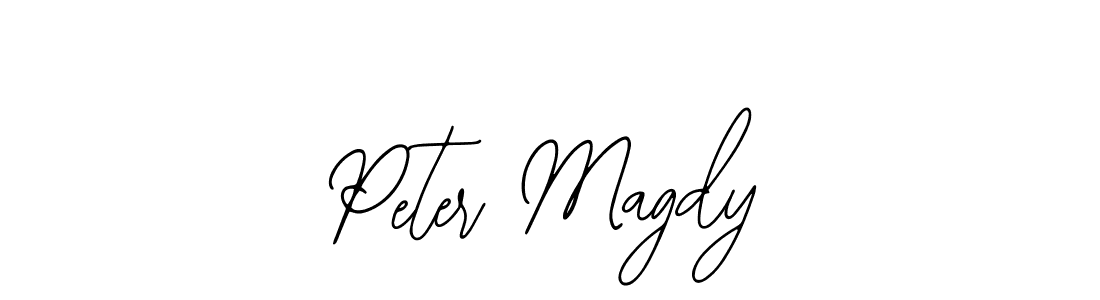 Use a signature maker to create a handwritten signature online. With this signature software, you can design (Bearetta-2O07w) your own signature for name Peter Magdy. Peter Magdy signature style 12 images and pictures png